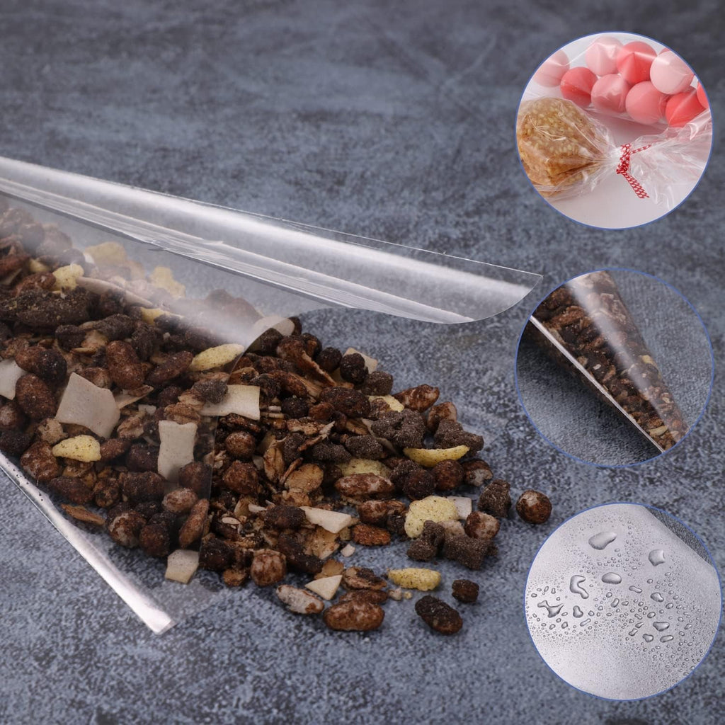 Disposable piping bags prepared with baking ingredients for decorating