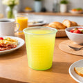 Reusable plastic drinking glass 200 ML with diamond texture in vibrant mix colors