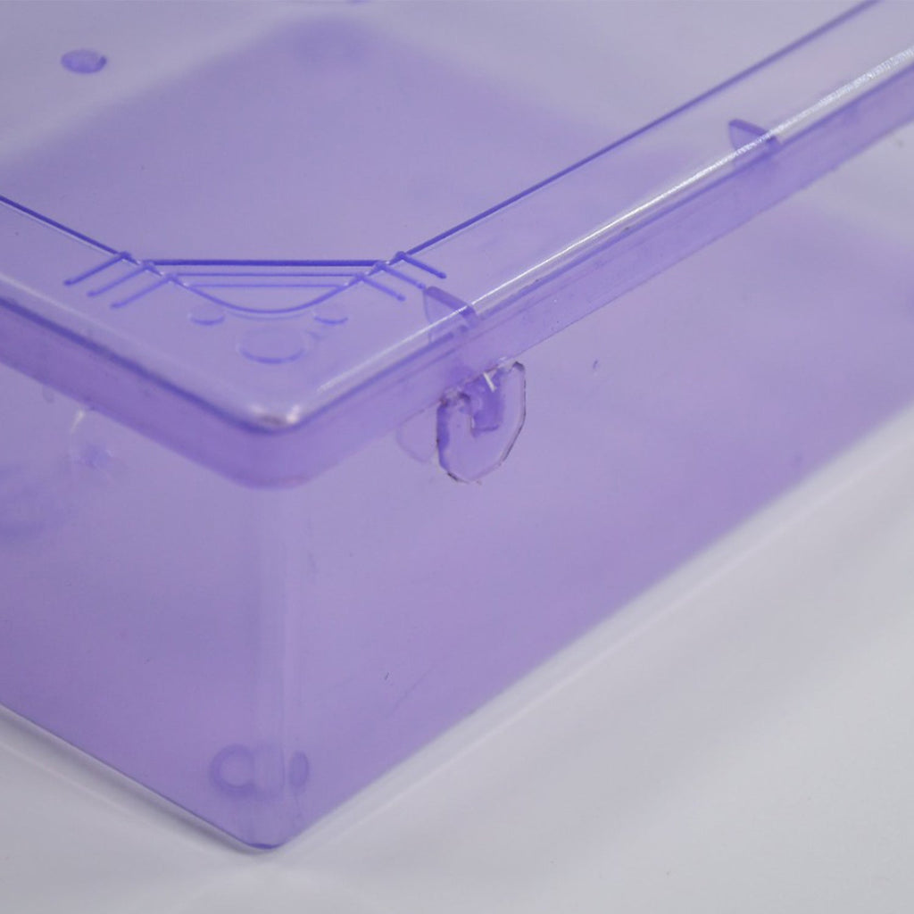 Empty multipurpose plastic container, ideal for organizing household items.