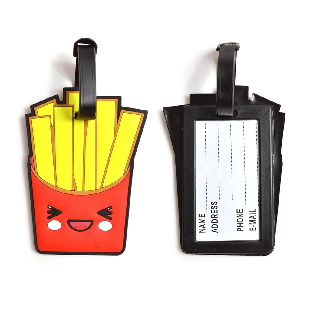 Colorful fun travel bag label, perfect for luggage identification