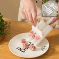 Fritter maker scoop with white multi-cavity tray and long handle (XcelCraft)